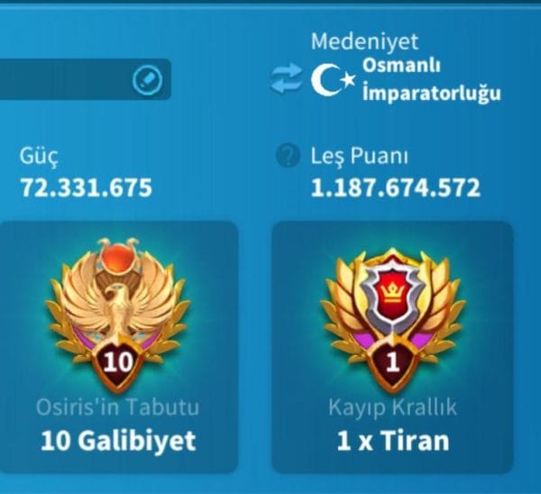 VİP16 HAZIR GÖÇ MİX HESAP ! ZENİTH TEMALI !