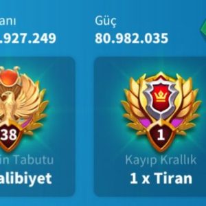 VİP16 MİX HAZIR GÖÇ HESAP  ! 960 GÜN HIZ ! 13B RSS !