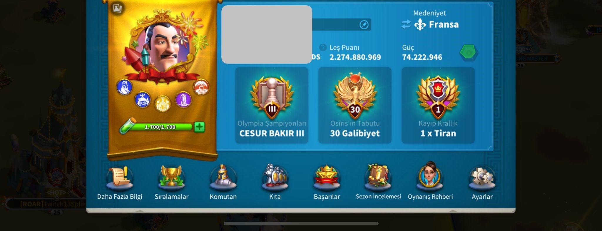 VİP17 AZ KALMIŞ 74M FULL META HESAP !